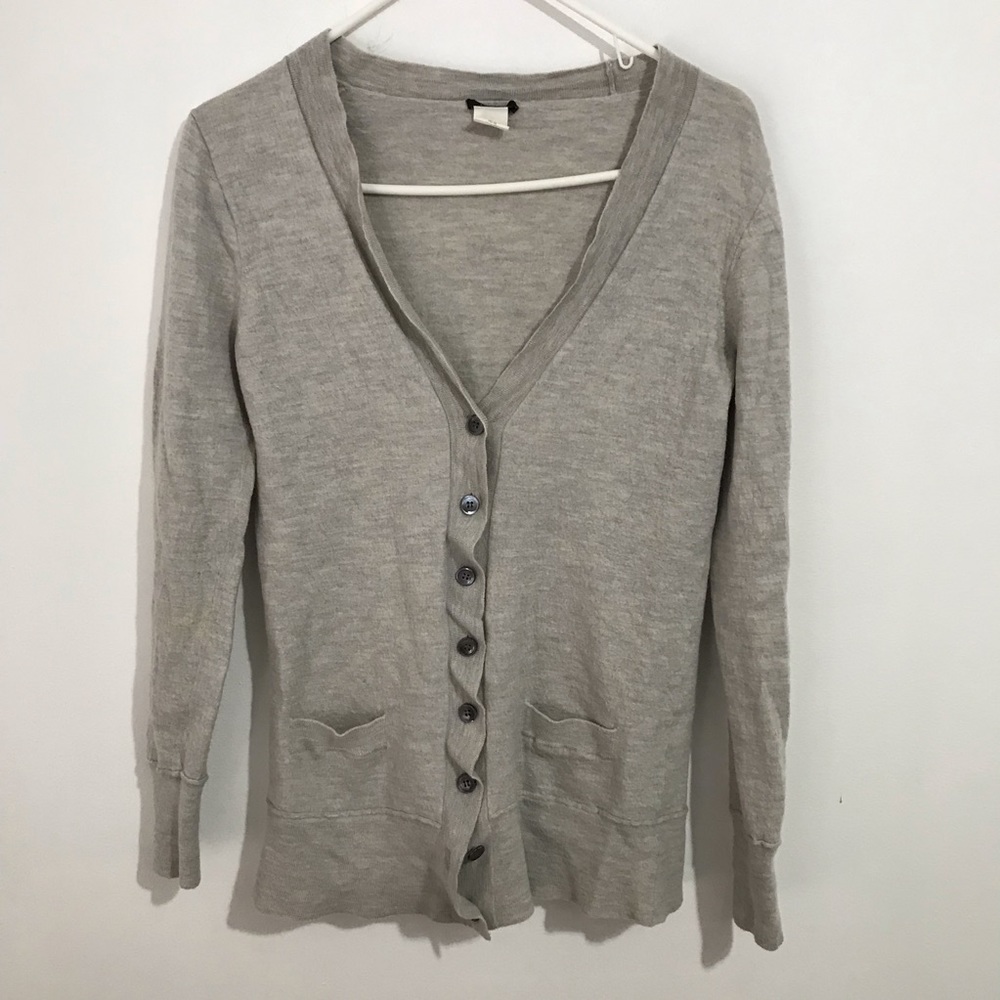 J crew cardigan
